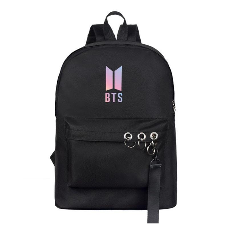 Рюкзак Bts Kpop Bangtan Boys Fake Love Школьная сумка Jimin V Jungkook Black BTS