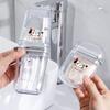1 Set Portable Travel Cartoon Puppy Toothbrush Cup Household Travel Camping Soap Storage Box Toothbrush Toothpaste Mouthwash Cup
