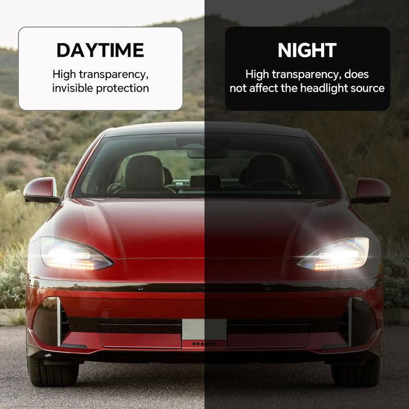 For Hyundai Ioniq 6 2024 Headlight Rearview Film B Pillars Paint Protection Film Transparent TPU Anti-scratch Repair Refit