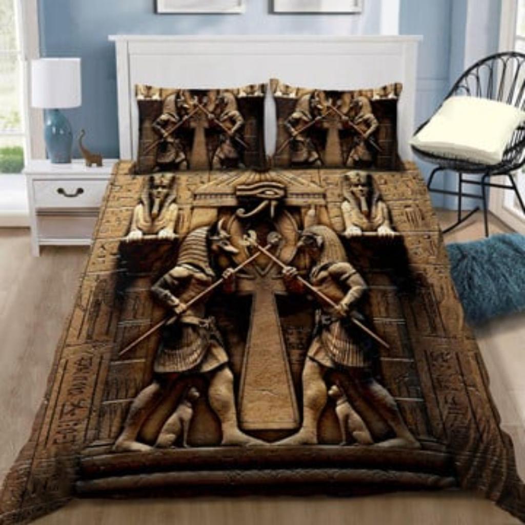 Duvet Cover Set Tmarc Tee Ancient Egypt Pharaoh Bedding Sets Bedroom Decor
