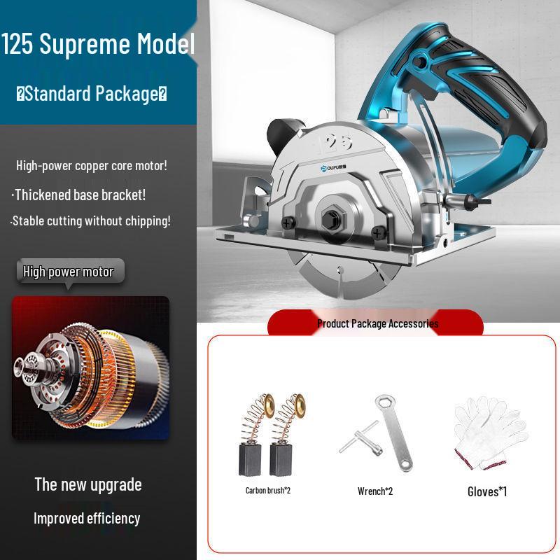 Hochleistungs-Multifunktions-Handtrennschleifer für Fliesen, Stein und Holz
