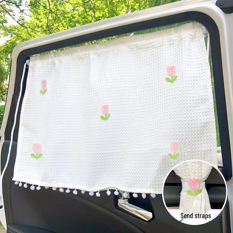 Car Sunshade Heat Insulation Curtain: Children s Cartoon Suction Cup, Baby Interior Blackout, Side Window Shade
