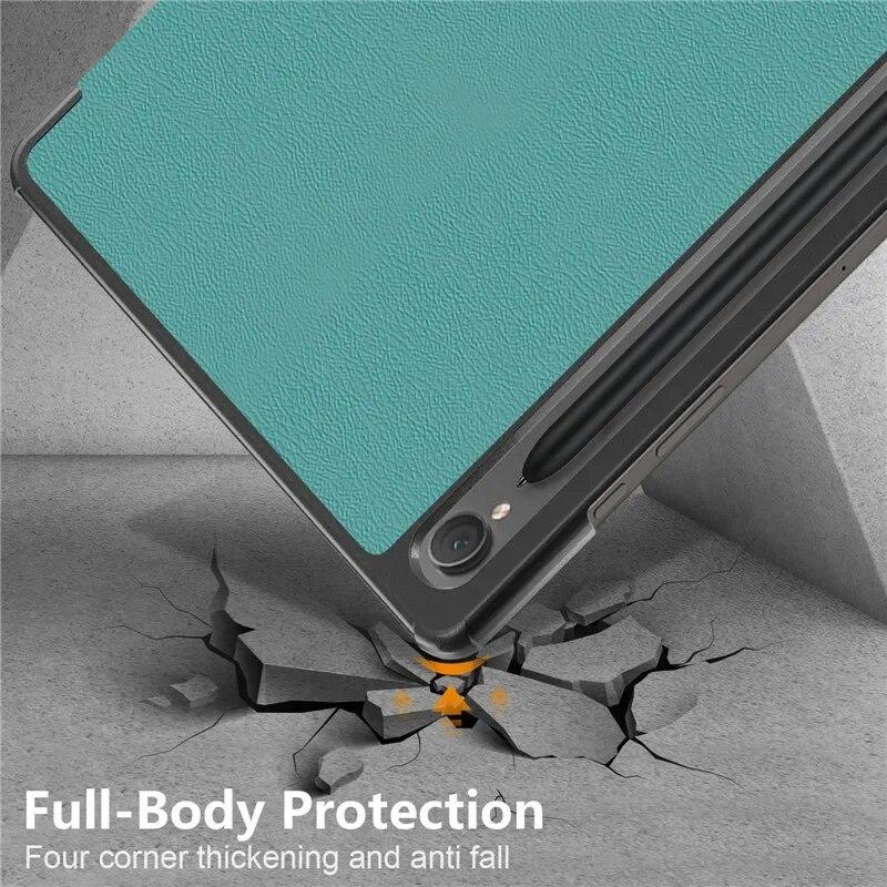 Tablet Leather Case for Samsung Galaxy Tab S9 FE S9FE 2023 Case 10.9 Inch Folding Stand Magnetic Smart Folio Tablet for Samsung Tab S9 FE Case