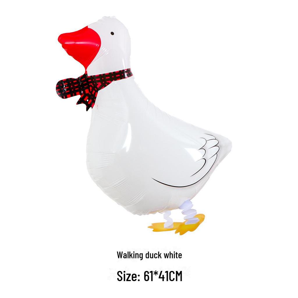 "Internet Celebrity Walking Balloons - Pig, Sheep, and Duck Designs for Night Markets"