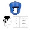 Training Headgear OpenFace Shielded Sparring Helmet for Fighters Artists, Pugilists Black S