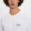 Emporio Armani Ea7 Fw23 Letter Logo Print Crew Neck Short Sleeve T-Shirt Men Tops White 3DPTS6-PJ02Z-1100