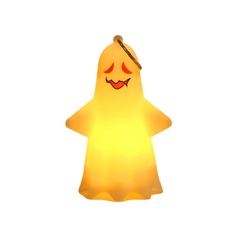 Glowing Plastic Ghostly Lamp Ornamentation Easy Hanging Light Design Safe For Kids Holiday homes Decoration Garden Display