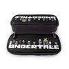 Undertale Pencil Case, Large Capacity, Multifunctional, Stylish Leather Pen Pouch, Simple Tool Pencil Case for Boys, Girls, and Kids, Suitable for Hig