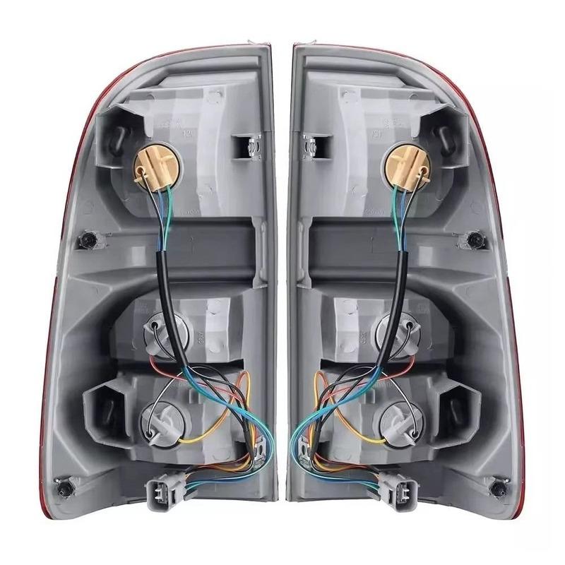 Left/Right Taillight Assembly Replacement Durable Side Red Tail Lamp Rear Tail Light Brake Lamp for Toyota Hilux Vigo 2011-2014