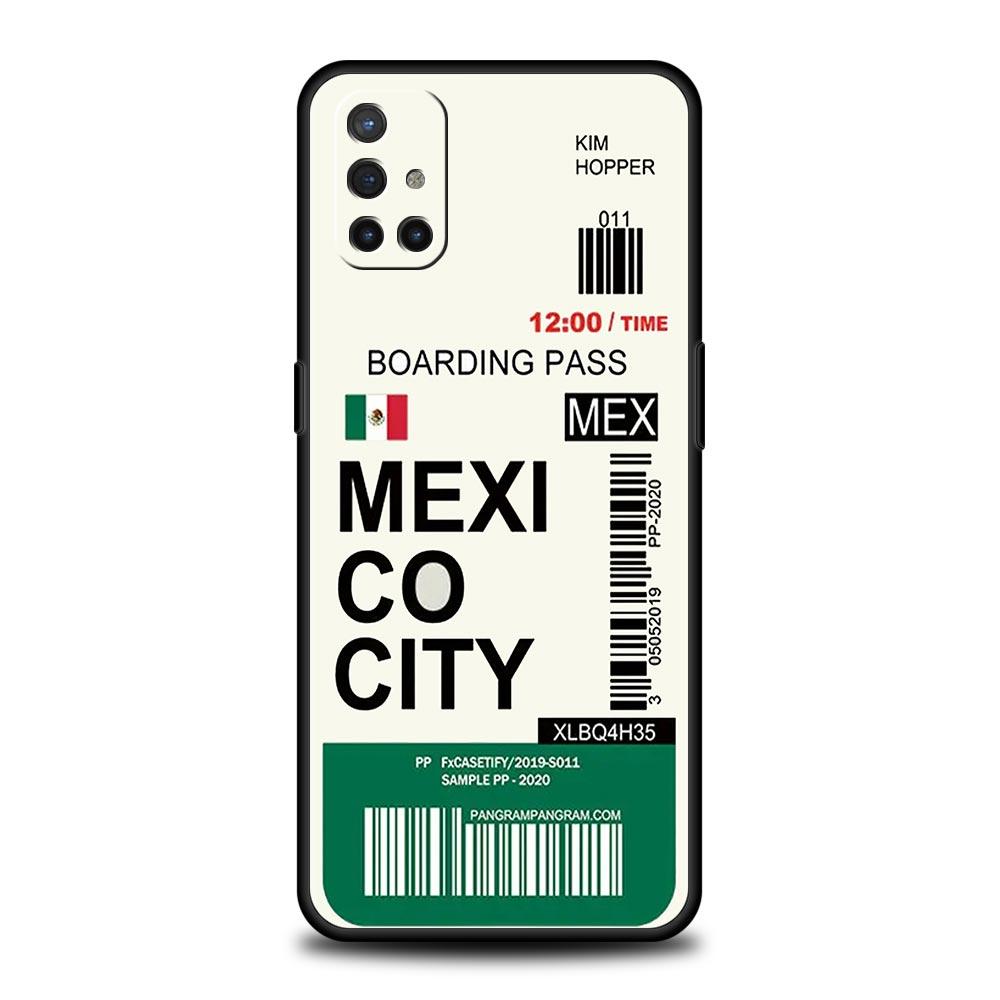 Custodia per Telefono Per OnePlus 12 11 10 9 Pro 9T 12R 10R 9RT 10T 8T 8 7 6T 7T Nord 2T CE 2 5G Cover Biglietto Viaggio Città del Mondo New York