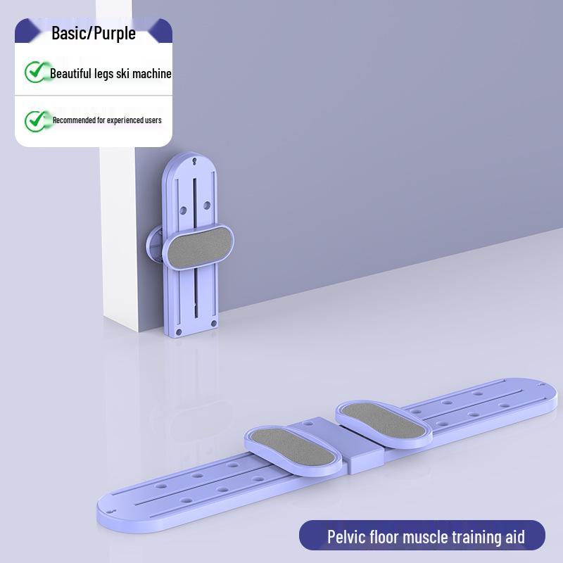 Split-Type Ski Machine & Leg Slimmer: Pelvic Floor Trainer and Ab Board for Home Fitness