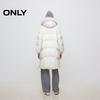 ONLY Women's 2025 Winter 90% Goose Down Mid-Length Hooded Puffer Coat