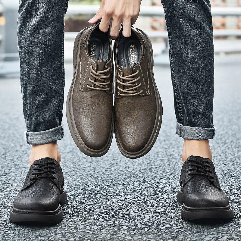 Pantofi Oxford pentru Bărbați de Înaltă Calitate, Călduroși de Iarnă cu Blană, Pantofi de Afaceri pentru Bărbați, Stil Britanic, Încălțăminte pentru Condus, Piele Naturală, Pantofi Casual