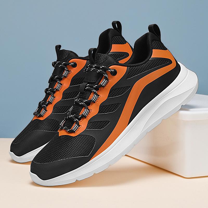 Sports Men's Shoes 2025 Summer New Breathable Fly-woven Mesh Running Shoes Men's Non-slip and Wear-resistant Casual Walking Shoes
