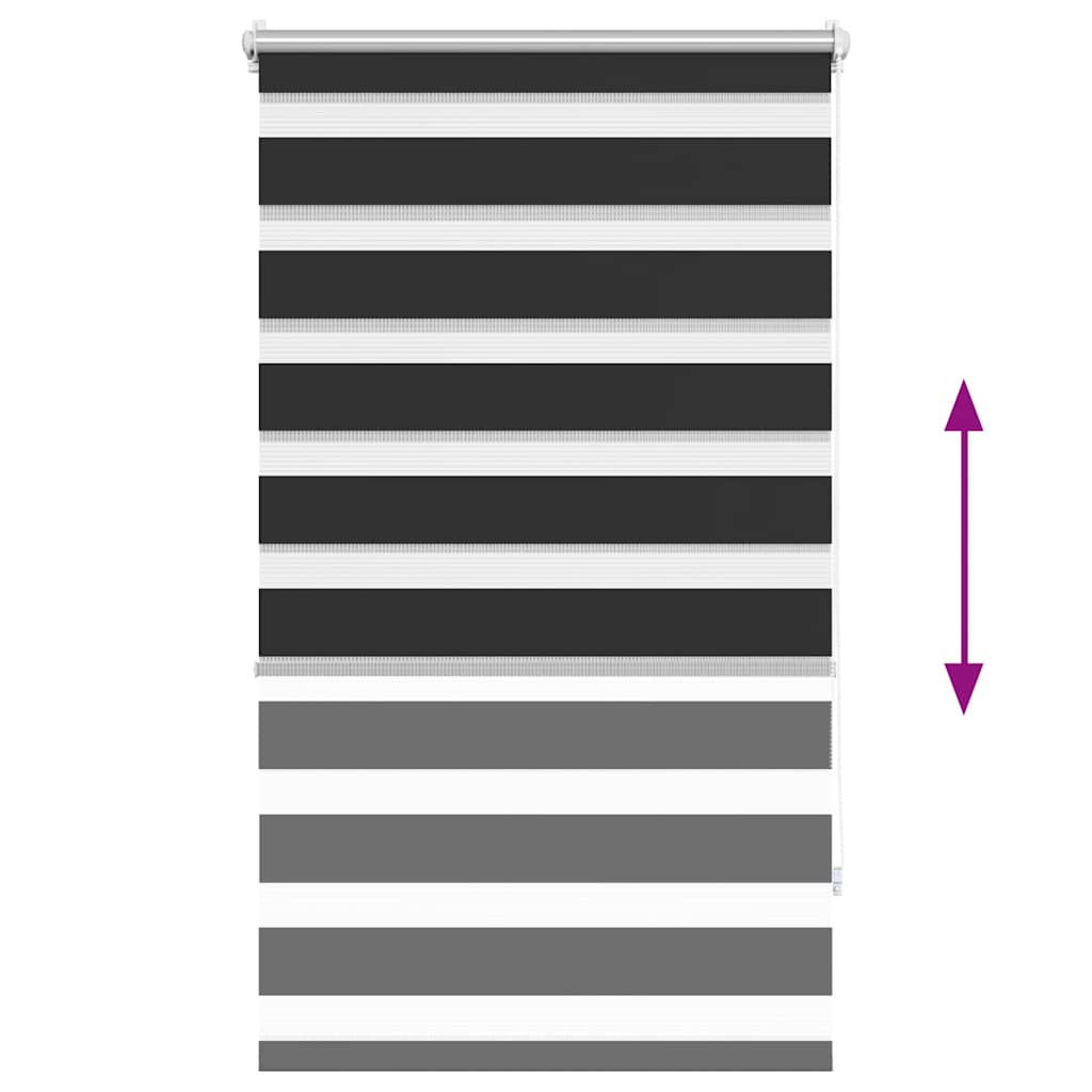 Roleta Zebra (90 X 150 Cm) Czarna