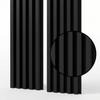Acoustic Wall Panel Mebano PRO Black Matt on Black Felt 2x 26,5x240 cm