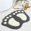 Bathroom Rugs Mats Water Absorbent Non- Mat Bath Mat Machine Washable Bath Mat Big Feet Bathroom Mat