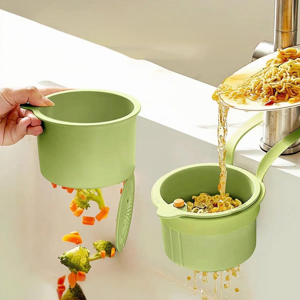 Multifunctional Drainage Bowl Leak-Proof Filter Basket Household
