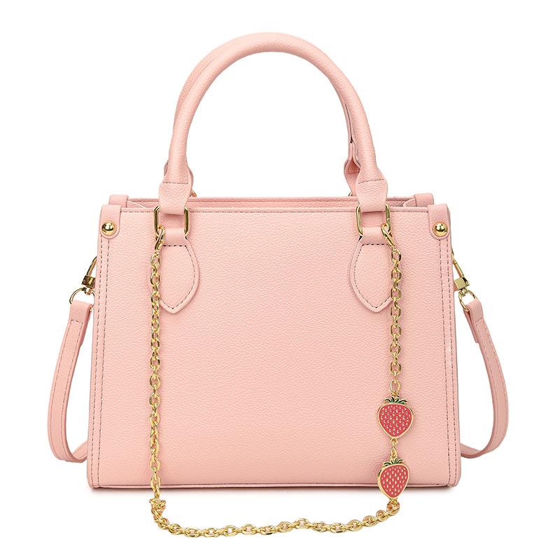 New Women's Bag Lazy Style Commuter Large Capacity Tote Bag Texture Fashionable Shoulder Messenger Chain Bag