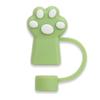 6pcs Durable Cat Claw Straw Seal Decoration Household Dust-Proof Straws Plugs Set Durable Drinkware Accessory for Cup