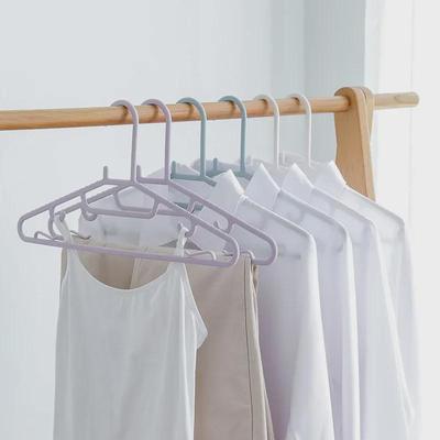 Widened Plastic Adult Clothes Hanger for Suits and Household Use