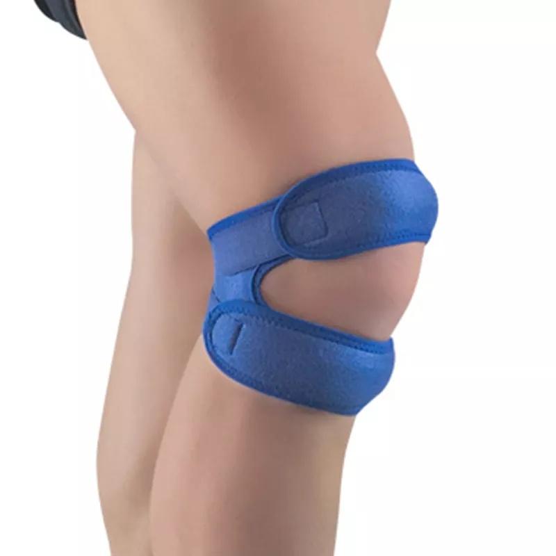 Sports Kneepad Double Patellar Knee Patella Tendon Support Strap Brace Pad Protector Open Fitness  Knee Wrap Band