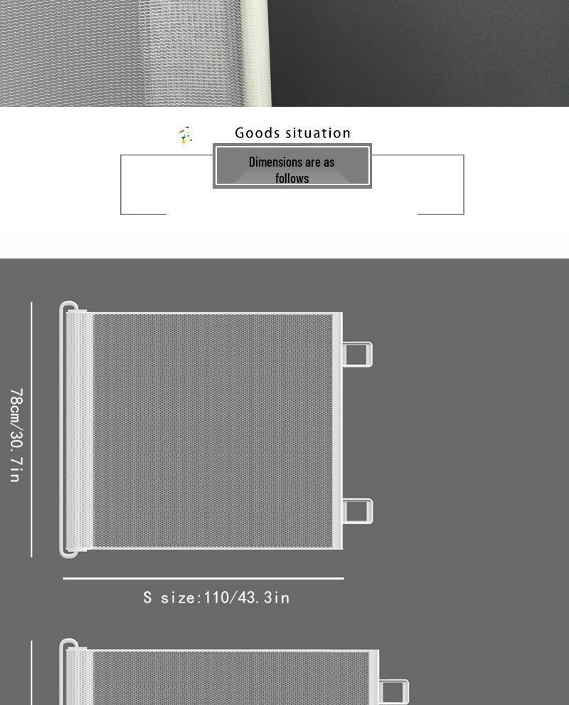 Automatic Retractable Pet Safety Gate - Punch-Free Isolation for Stairs and Dog Areas