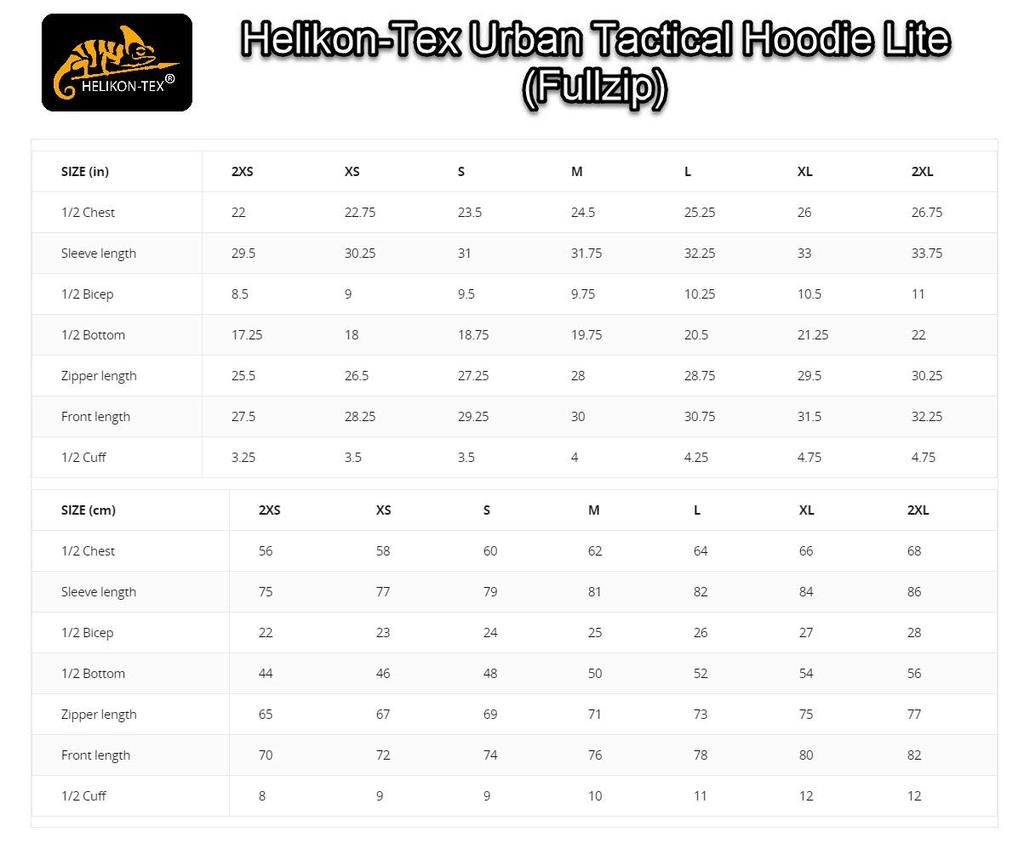 HELIKON-TEX URBAN TACTICAL HOODIE LITE Lightweight Sweatshirt (JP, Alphabet, L, Black)