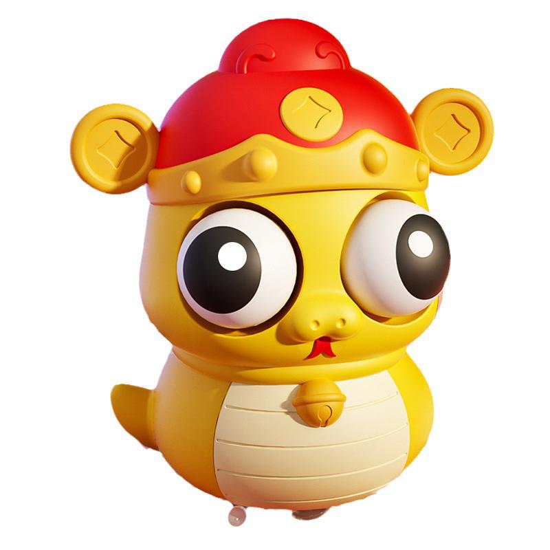 2025 Year of the Snake Cute Googly-Eyed Stress Relief Squeeze Toy