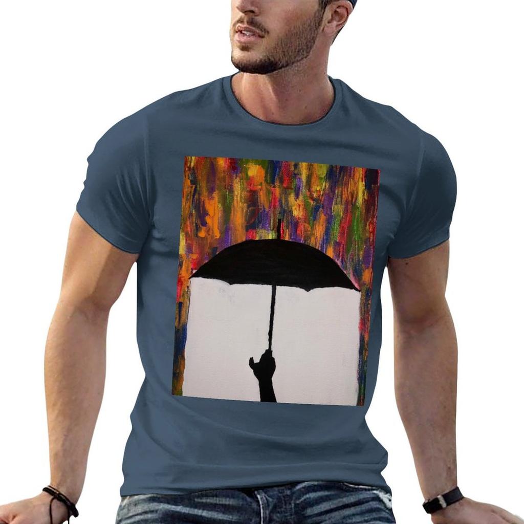 Rainbow Rain TShirt Unisex tshirt g Unisex t shirts for Unisex cotton t shirts Unisex 100 Tshirt