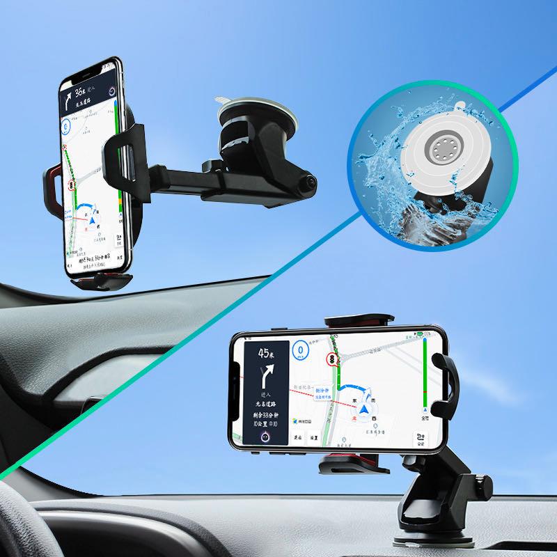 New Long Arm Sucker Gravity Car Mobile Phone Holder Stand Universal Dashboard Clip Support For 11 PRO Accessories
