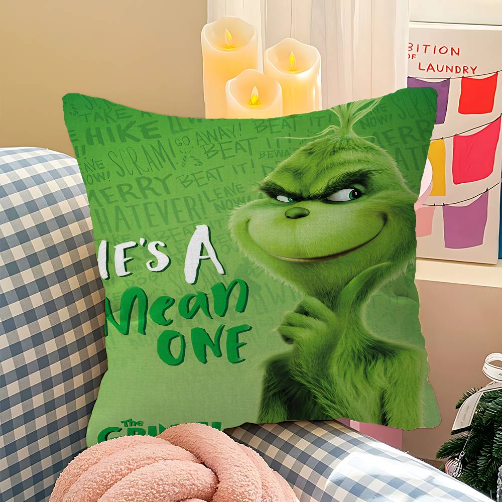 Film The G-Grinch C-Christmas Pillowcase Toon Gift Cushion Cover Bedroom Home Sofa Chair Seat Decor Pillow Case