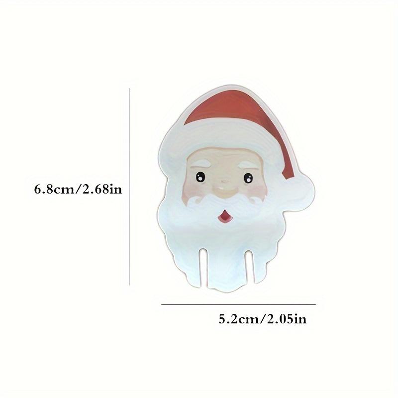 10pcs Christmas Cup Card Santa Hat Wine Glass Decor Xmas Tree Ornaments For Home Christmas Decoration Party Decor New Year Gifts