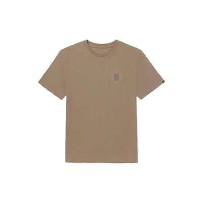 Pattern Embroidered Casual Vacation Short Sleeve T-Shirt Unisex Tops Light-Brown VN0A7TR9YEH