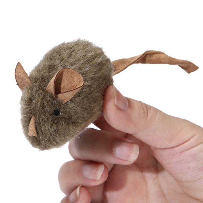 Intelligent Sensing Squeaky Mouse Cats Toy with Automatic Sensors Design For Indoor Cats Entertainment Mental Stimulation