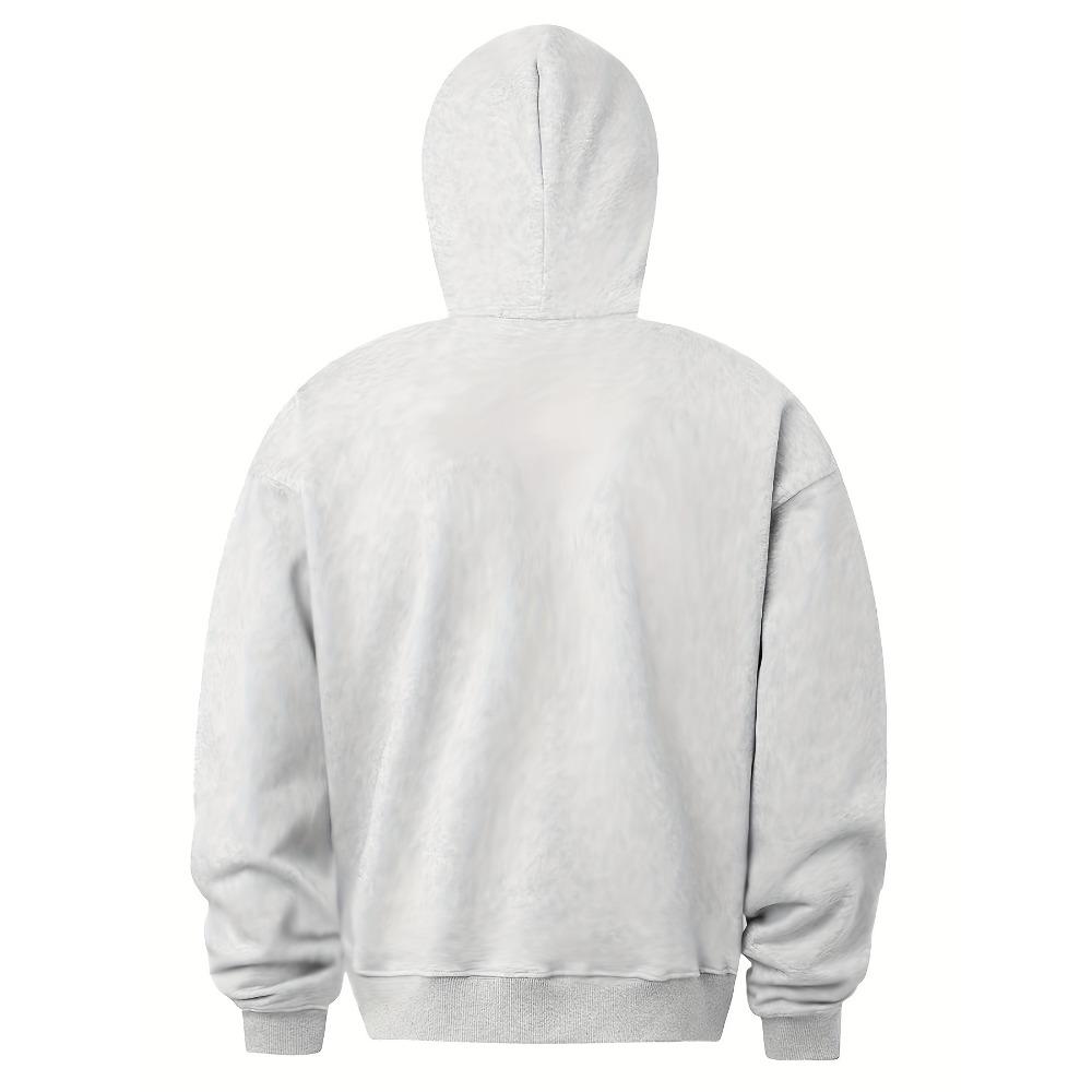 Unisex Fashion Trendy Double Hood Zip-Up Hoodie with Fleece | Sports Style, Hooded Collar, Slight Stretch Fabric, Fall/Winter Season