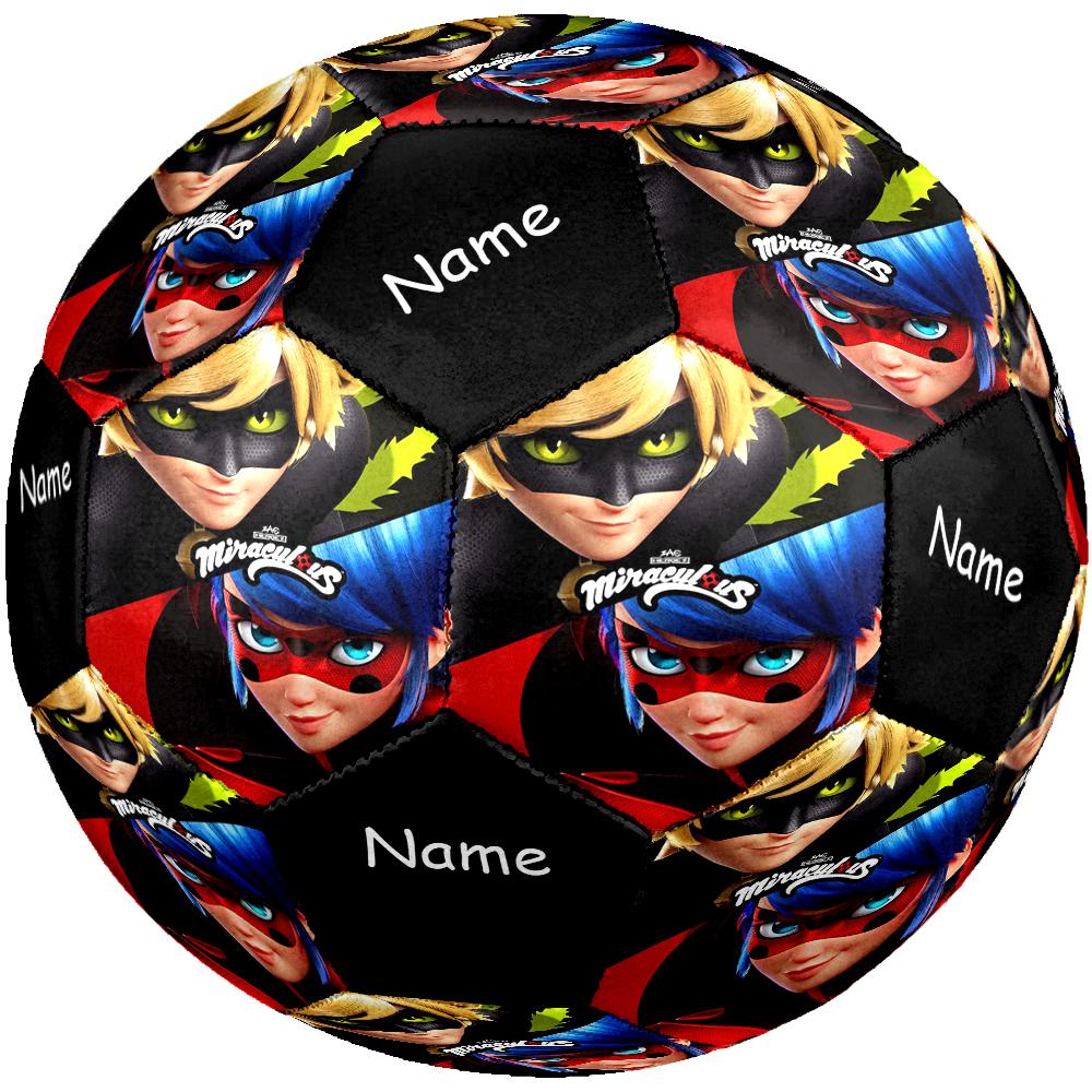 Custom Name Miraculous Theme Size 5 Soccer Ball, Suitable for Both Indoor and Outdoor Matches, a Gift Suitable for Everyone.