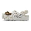 Crocs Klassischer Clog EVA Handbemalt Street Süß Stilvoll Vielseitig Lässig Lochschuhe Unisex Weiß