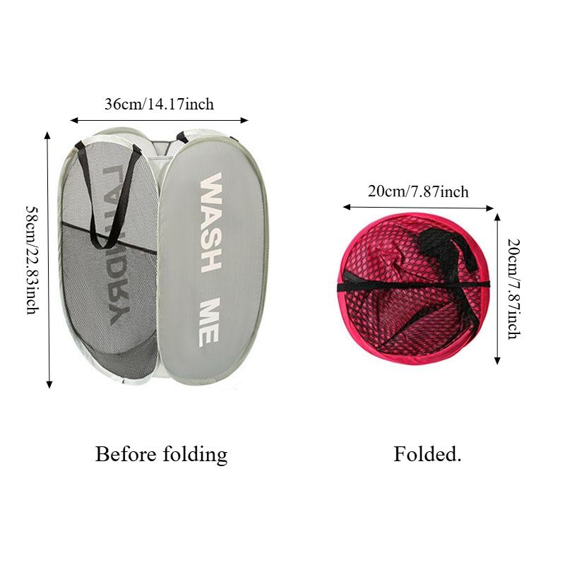 Extra Large Foldable Laundry Hamper Basket - Thickened Wear-resistant Storage Organizer for Bathroom, Dormitory, Closet,Portable