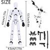 (Assembly Completed) Titan13 Action Figure Set,Upgrade Lucky Robot 13 Action Figure,3D Printed Multi-Jointed Movable,Nova 13 Action Figure for