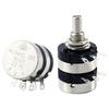 Dual-Gang Carbon Film Potentiometer: RV24YG20S, Variable Frequency Speed Control with B102/202/502 Knob Scale, Available In 5K/20K Ohm.