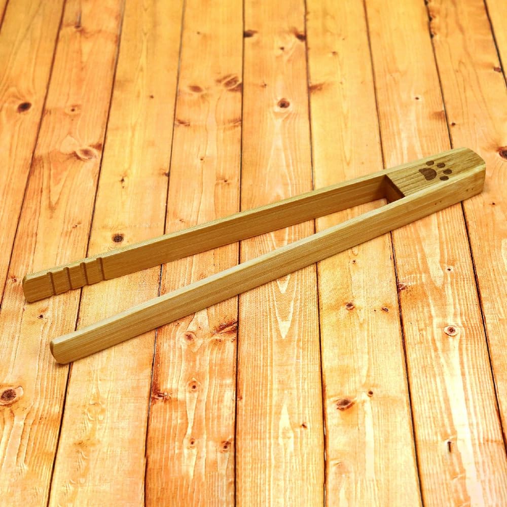 Tanaka Hashiten Chaton Tongs, 19cm, Mini, Stylish, Perfect for Camping, Pasta, Salad, Yakiniku, Ice Cream, and Snacks. Lightweight and Easy to Hold.