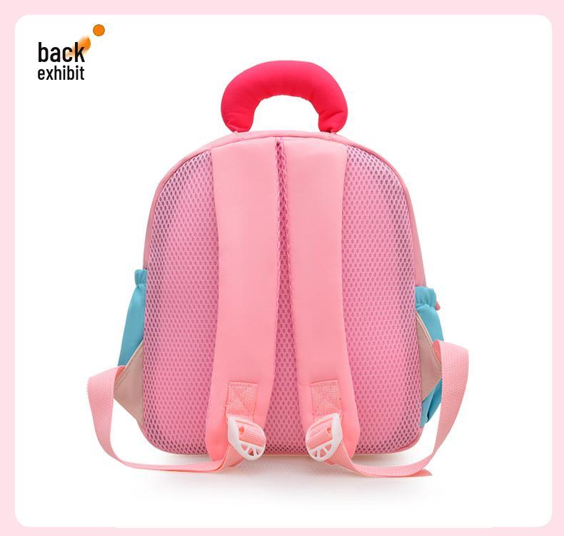 Korean Style Lightweight Girls' School Backpack for Ages 3-6