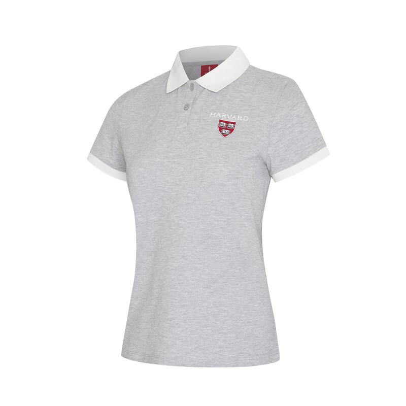 Biem.L.Fdlkk Harvard Collaboration Women's Casual Polo Shirt