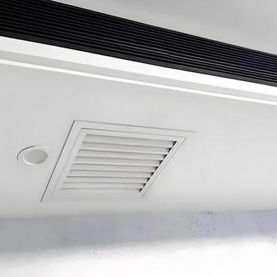 Neues quadratisches Zuluftgitter aus Aluminiumlegierung mit Gitter Rückluftgitter Weißes Lüftungsgitter Dachböden