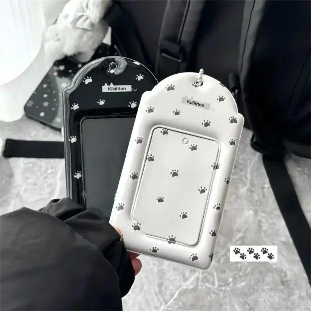 

Специальный выпуск для новичков: Визитница с отпечатком кошачьей лапы - Милый котенок для хранения ID