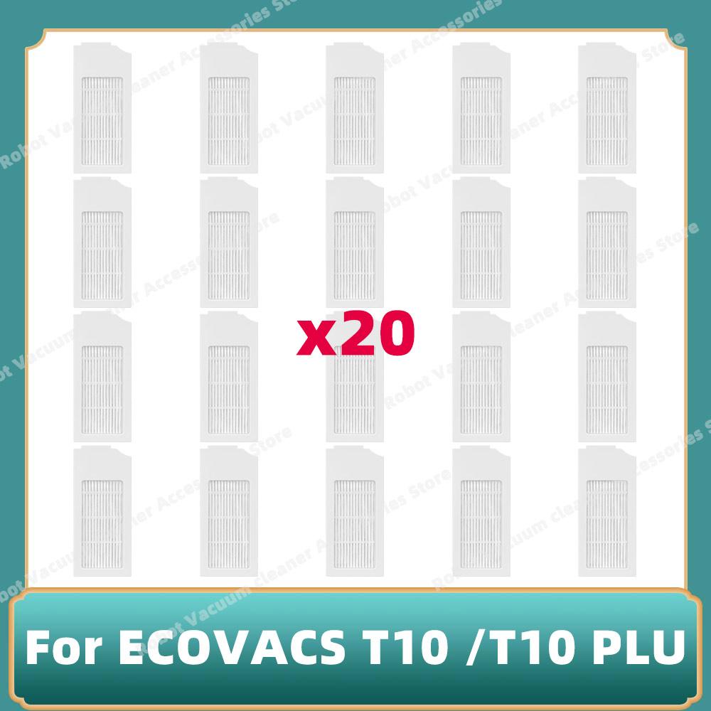 Compatible For ( ECOVACS  X1 PLUS / T10 /T10 PLUS ) Parts Main Side Brush Hepa Filter Mop Rag Wipe Dust Bag Accessories