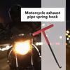 SEAMETAL Motorcycle Exhaust Spring Puller Remover Tool Nonslip Handle T Shaped Spring Install Removal Tool for Scooter