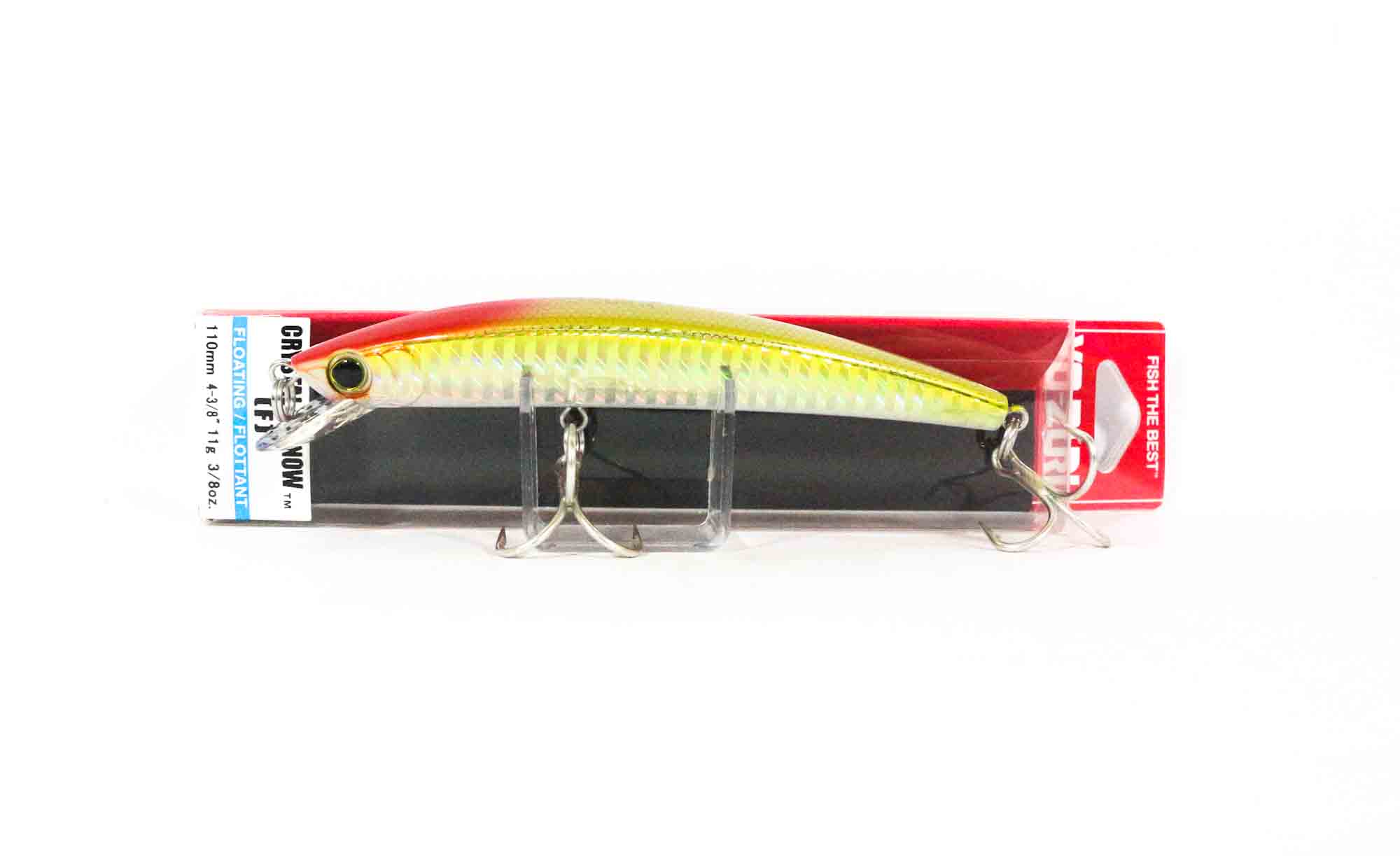 

Yo Zuri Crystal Minnow 110 mm Floating Lure F7-GHCR (4606)