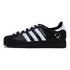 Adidas Originals SUPERSTAR Pieces Low top Skateboard Shoes Unisex Black Blue EG4959(Team85-)